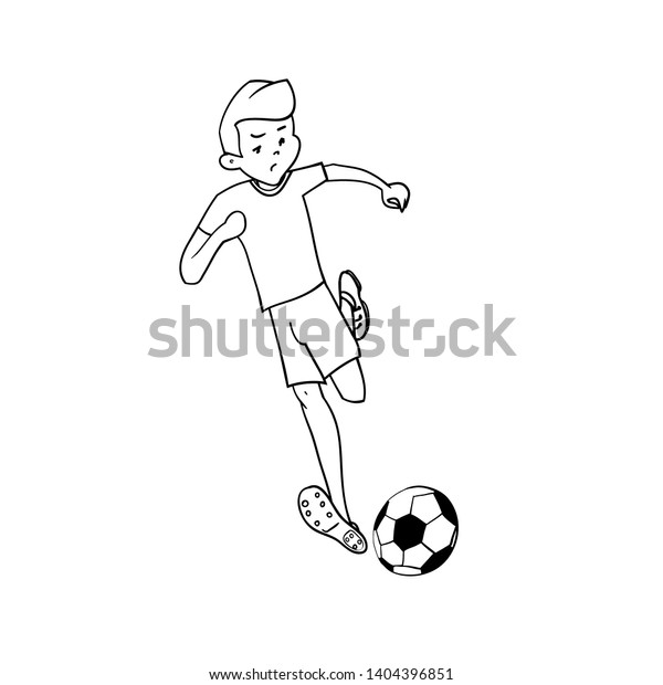 Featured image of post How To Draw A Boy Playing Football Step By Step - How to draw scenery of playing football step by step.