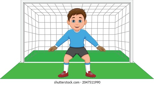 463 Kid goal keeper Stock Vectors, Images & Vector Art | Shutterstock