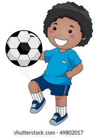 Boy Playing Soccer Clipart Images Stock Photos Vectors Shutterstock