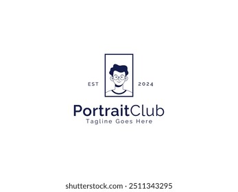 Logo de retrato de niño I Logo de Avatar