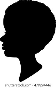 Boy Profile Silhouette - Vector Illustration