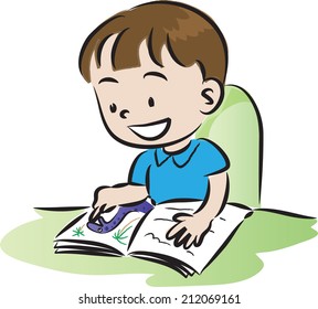 boy reading