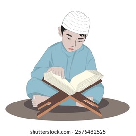 boy recites holy Quran in month of Ramzan