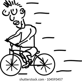 Boy Riding Bike