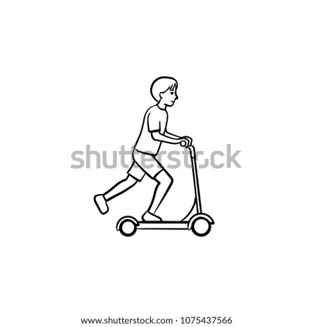 Similar – Image, Stock Photo scooter Lifestyle Joy