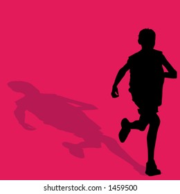 boy running