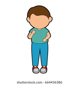 boy running cartoon