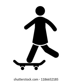 Boy is running on a wooden and iron like board symbolizing skateboarding 