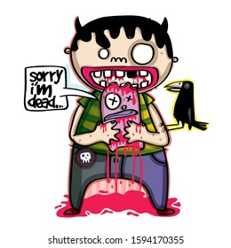 the boy and the scary crow