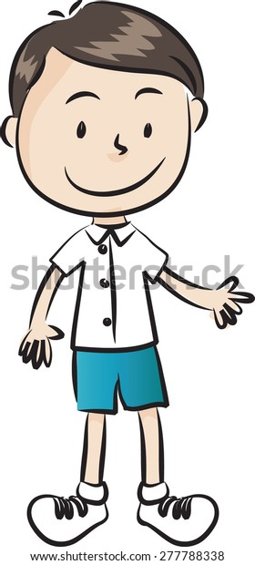 Boy School Uniform Stock Vector (Royalty Free) 277788338 | Shutterstock