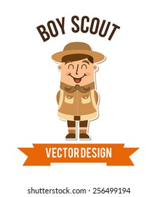 boy scout design, vector illustration eps10 graphic 
