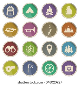 Boy Scout Label Icons For Web