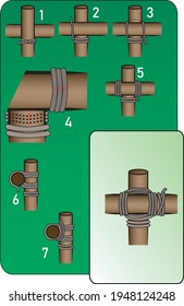 boy scouts square lashing knot instruction 