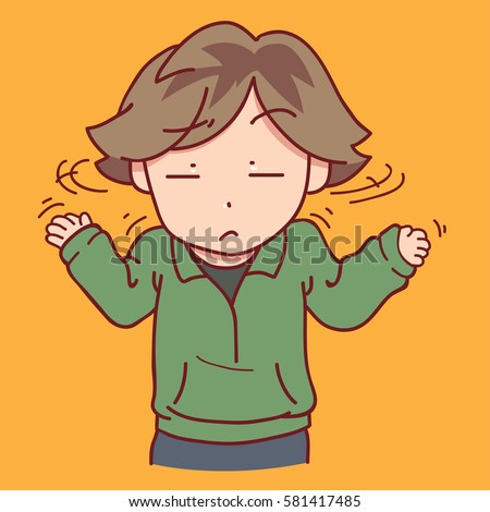 boy shaking his head