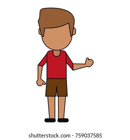 Boy with short pants avatar