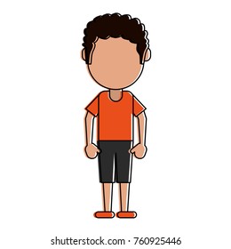 Boy with short pants avatar