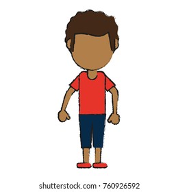 Boy with short pants avatar