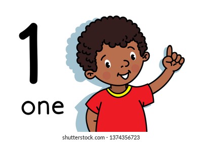 One Finger Kid Images, Stock Photos & Vectors | Shutterstock