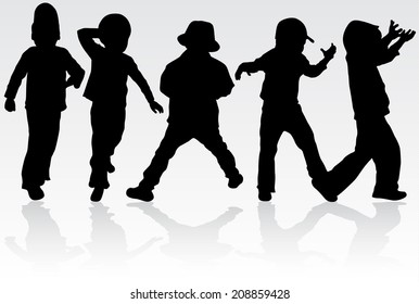 Boy silhouette