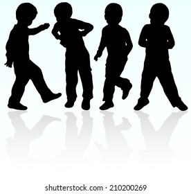 Boy silhouette