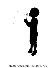 Boy silhouette. Vector silhouette of young boy on white background. black silhouette boy isolated on white background. vector illustration. cutout boy. teenager hand drawn design.