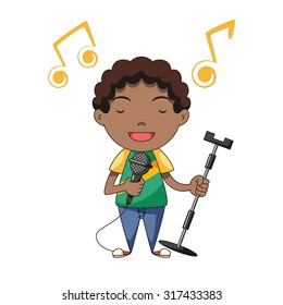 15,353 Boy singing Stock Vectors, Images & Vector Art | Shutterstock