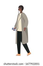 Boy with smartphone design, Youth culture people cool person human profile and user theme Vector illustration