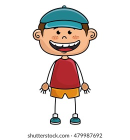 boy smiling cartoon