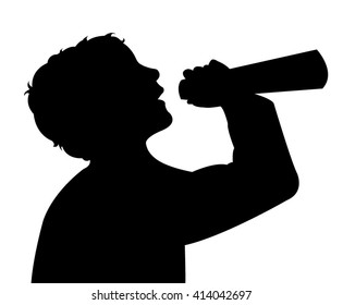 Boy Speaking Megaphone Stock Vector (Royalty Free) 414042697 | Shutterstock