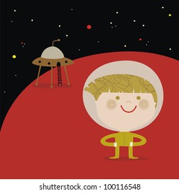 boy and spinning plate