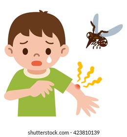 Insect Bite Cartoon Images, Stock Photos & Vectors | Shutterstock