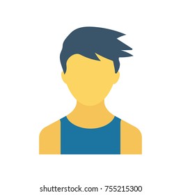 boy sticker icon