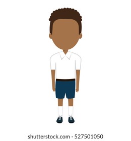 boy student character isolated icon