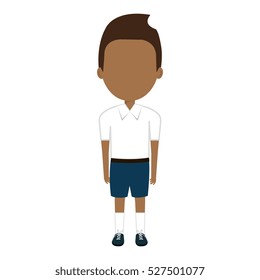 boy student character isolated icon
