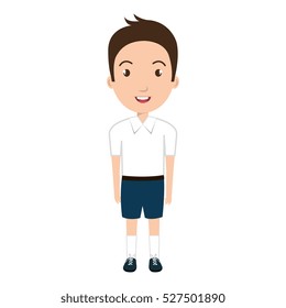 boy student character isolated icon