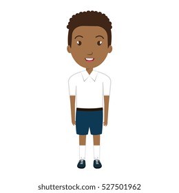 boy student character isolated icon