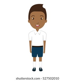 boy student character isolated icon