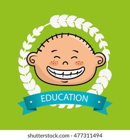 boy student graduation icon