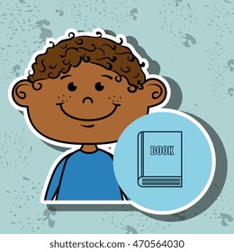 boy student school vector illustration graphic eps 10