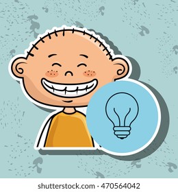 boy student school vector illustration graphic eps 10