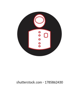 boy student single talk user icon