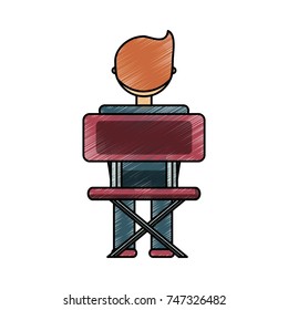 boy student   vector illustration