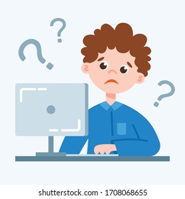 222 Online learning confusion Stock Vectors, Images & Vector Art ...