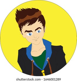 Vector con estilo de niño diseñado por un ilustrador de adobe