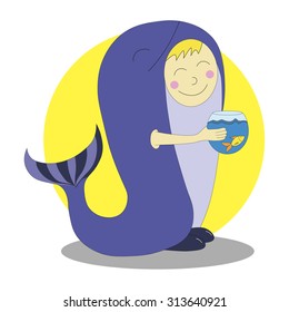 Boy in a suit whale