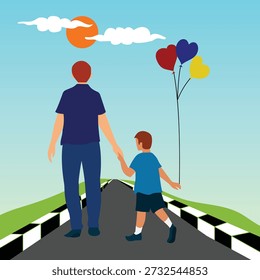  boy, support, happiness, care, relationship, childhood, father's day, outline, front, clipart, daddy, male, simple, together