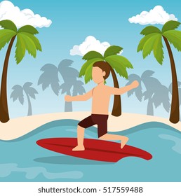 boy surfing water sport extreme