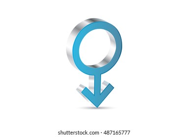 Boy symbol vector illustration