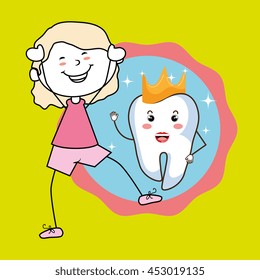 boy with tooth isolated icon design, vector illustration  graphic 
