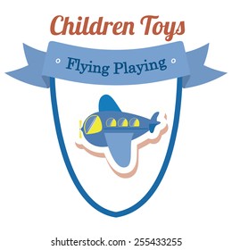 boy, toys, desing over white background, vector illustration.